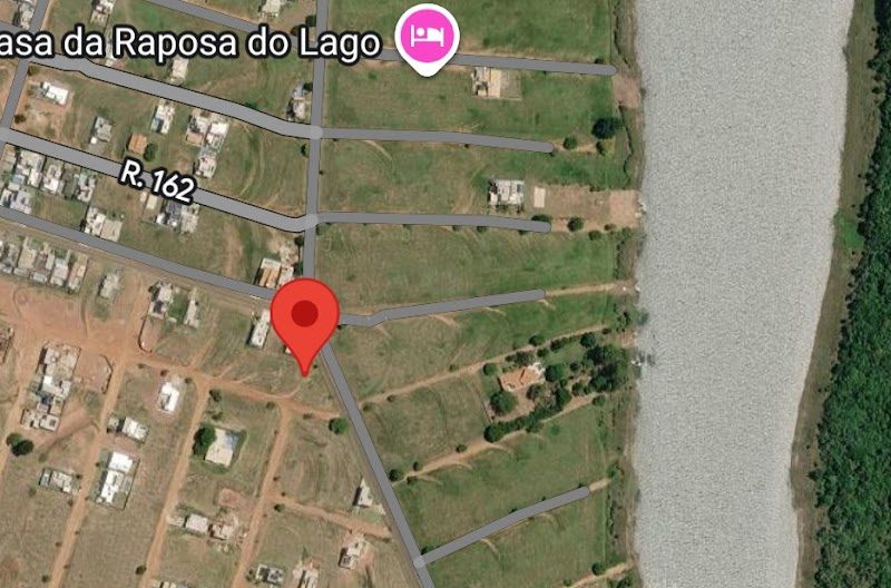 Lote com vista para a represa de frente para a área nobre no Riviera de Santa Cristina XIII